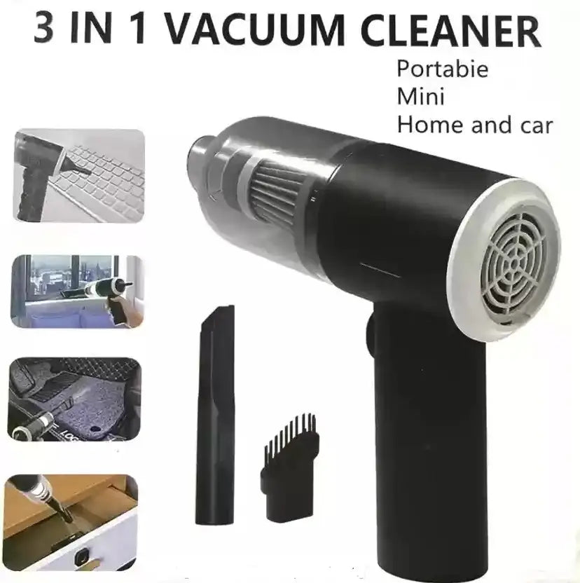 3 In 1 Vacuum Cleaner | Rechargable Vaccum Cleaner | Car Vacuum Cleaner | Portable Vacuum Cleaner | Dynamic Cordless Vacuum  Cleaner