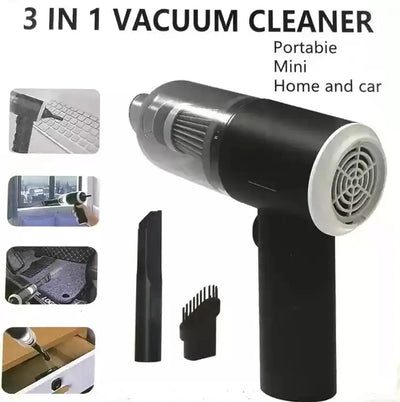 3 In 1 Vacuum Cleaner | Rechargable Vaccum Cleaner | Car Vacuum Cleaner | Portable Vacuum Cleaner | Dynamic Cordless Vacuum  Cleaner