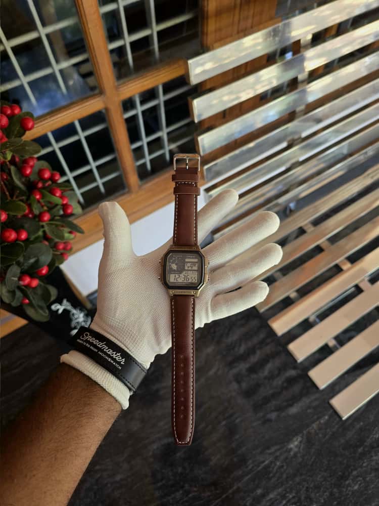 CASIO AE-1200 LEATHER STRAP