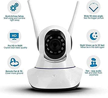 WiFi Smart Net Camera With Double Antenna for Home Security