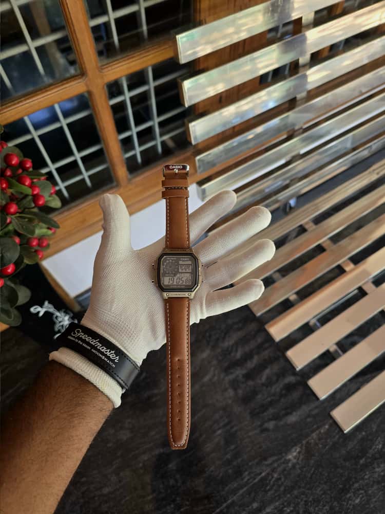 CASIO AE-1200 LEATHER STRAP