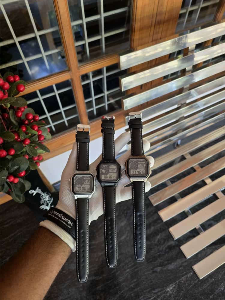 CASIO AE-1200 LEATHER STRAP