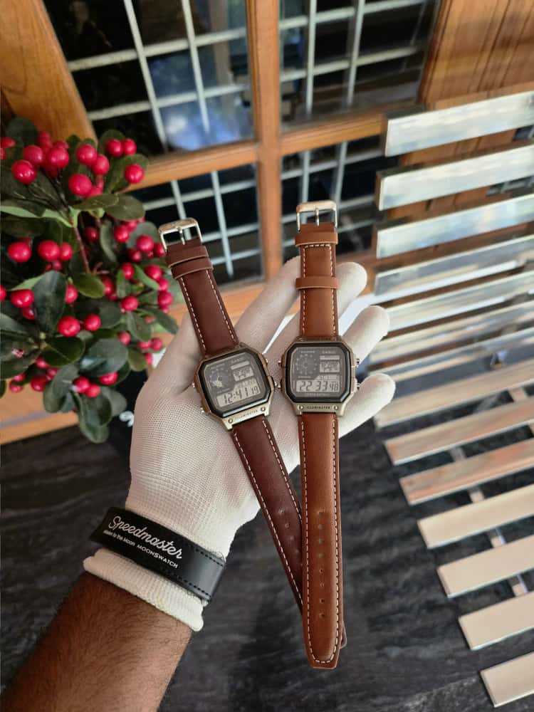 CASIO AE-1200 LEATHER STRAP