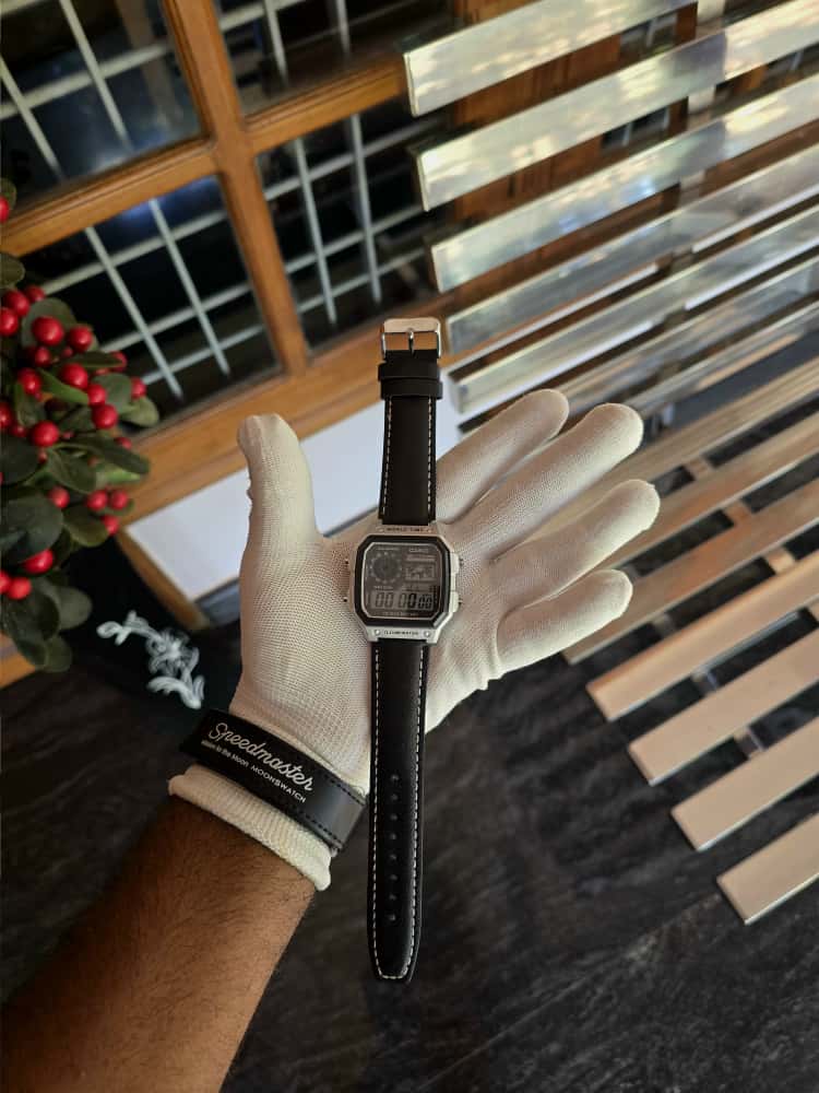 CASIO AE-1200 LEATHER STRAP