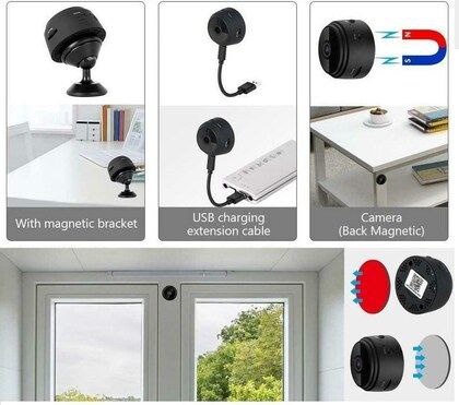 WiFi HD Wireless Portable Device Security Camera with Night Vision