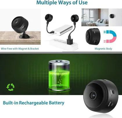 WiFi HD Wireless Portable Device Security Camera with Night Vision