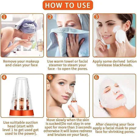 6 in 1 Multi-function Blackhead Remover Tool